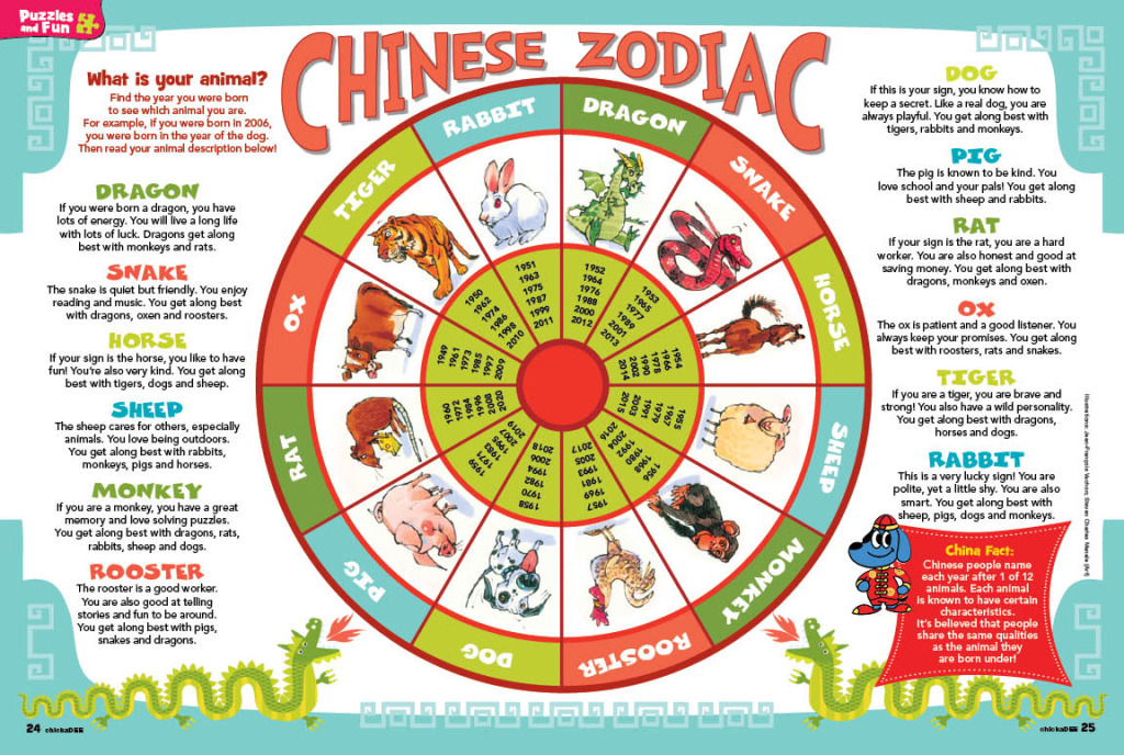 Calendar Chinese-Zodiac